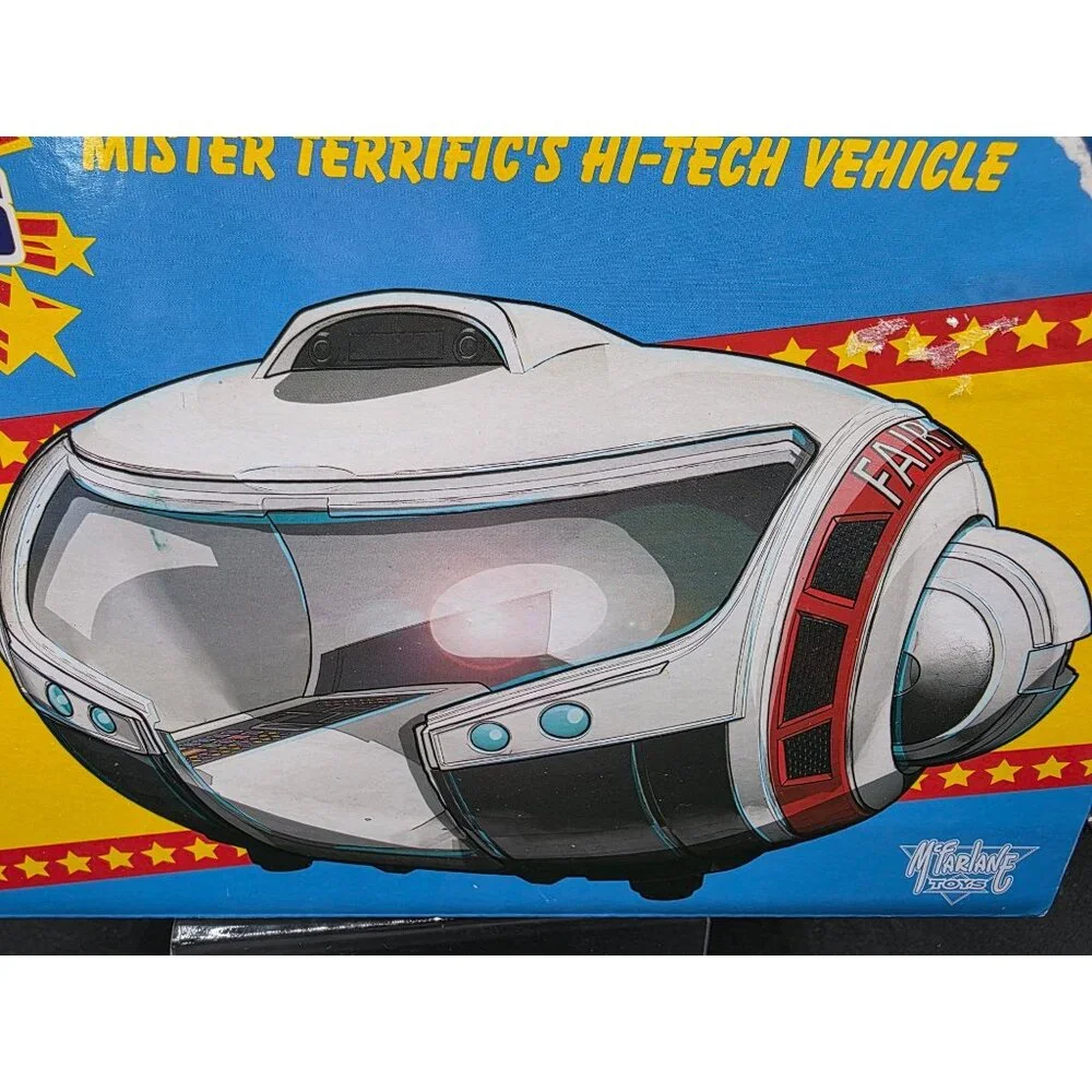 Super Powers T-Craft Mister Terrific Hi-Tech Vehicle By McFarlane Toys DC 12+